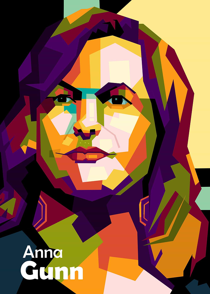 Anna Gunn in popart