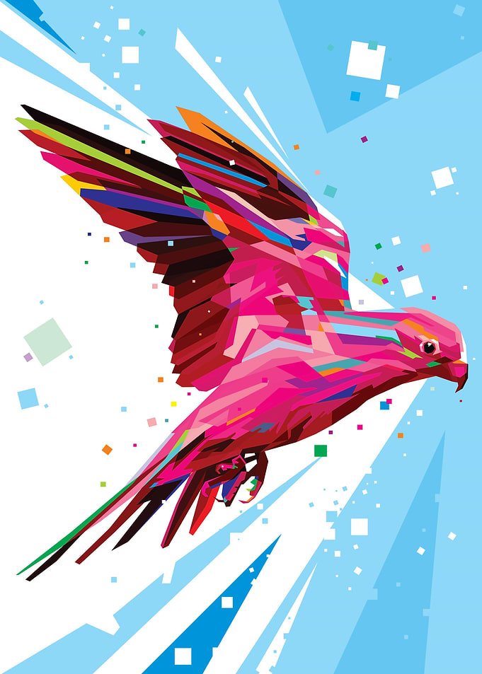 pink bird