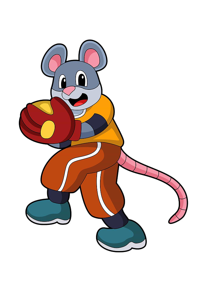 Mouse Baseball glove