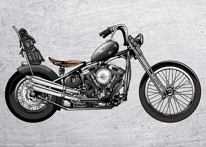 Motorbike Wall Poster 52