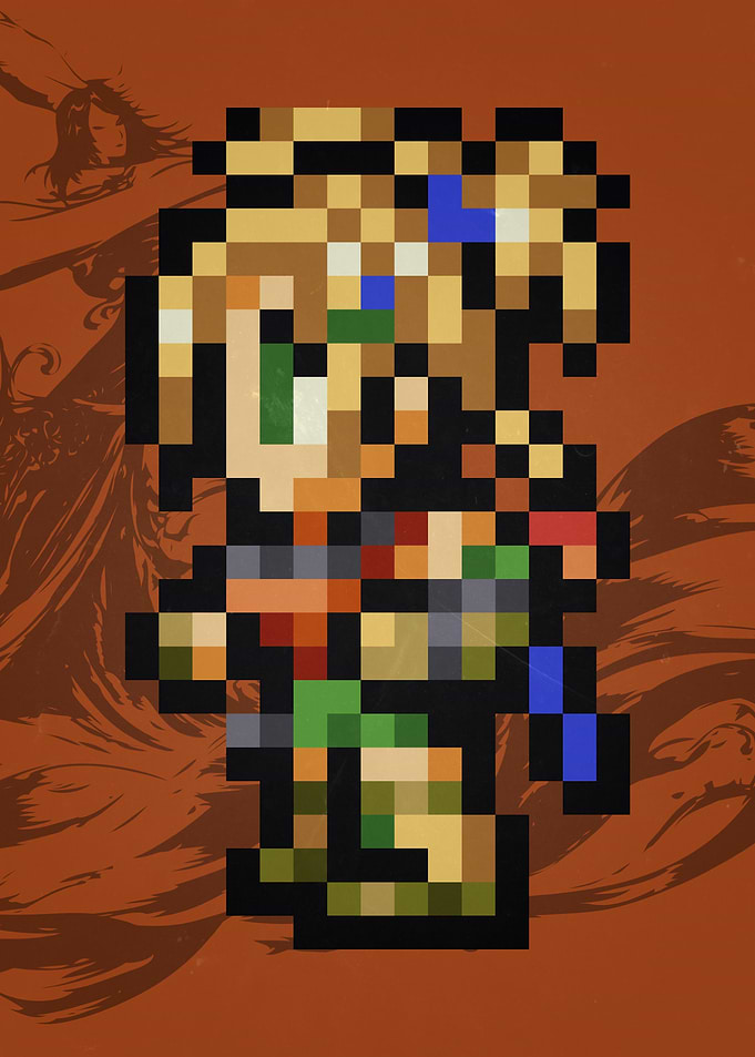 FF X Rikku Pixel Sprite