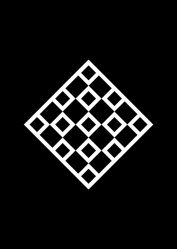 Black Geometric Glyph Rune