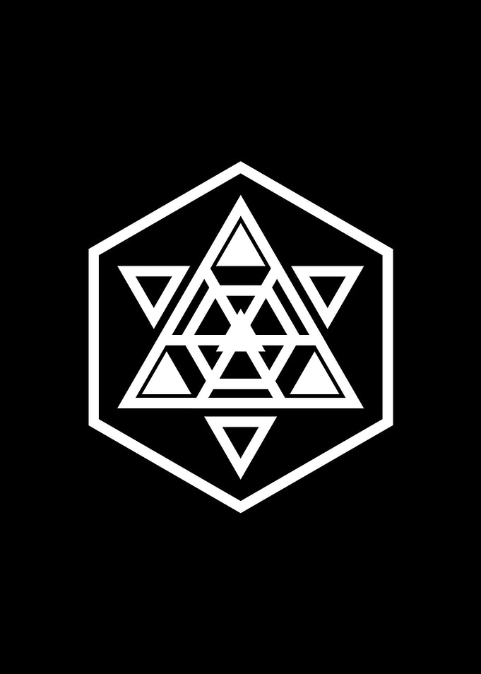 White Sacred Geometry Seal
