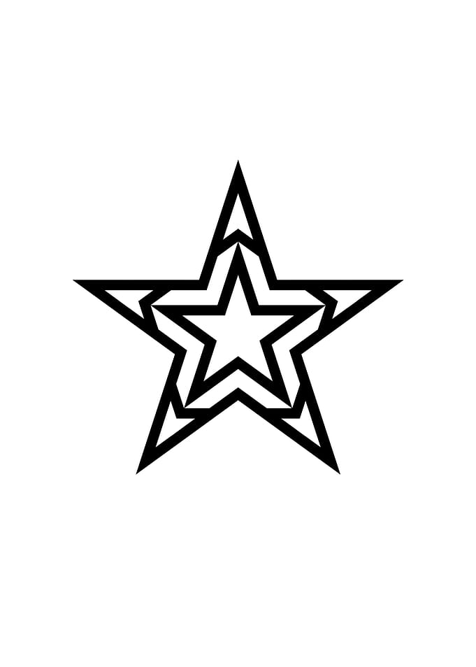 Black Geometric Glyph Rune