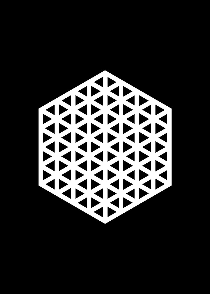 White Sacred Geometry Seal
