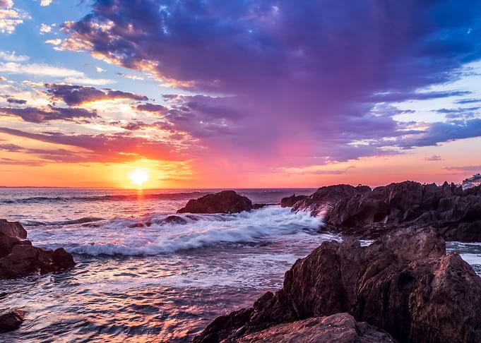 Sunset over Cape Town