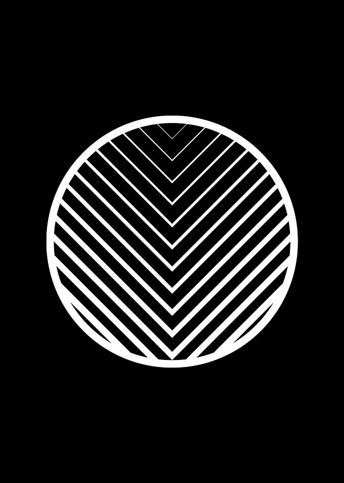 Black and White Glyph Rune