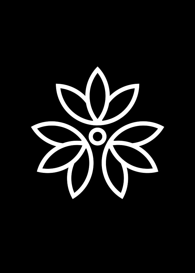 White Glyph Mandala Rune