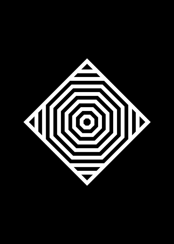 Black and White Geometric