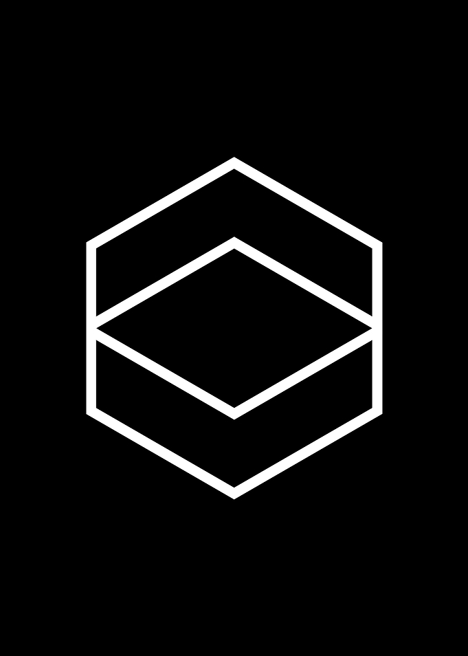 Black Geometric Glyph Rune