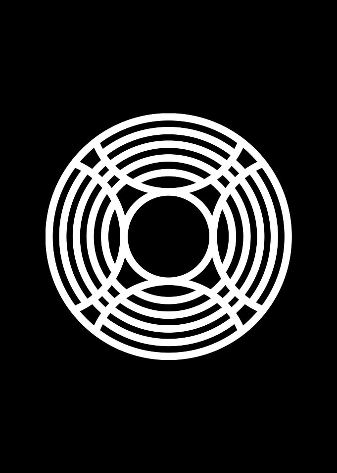 Black Glyph Mandala Rune