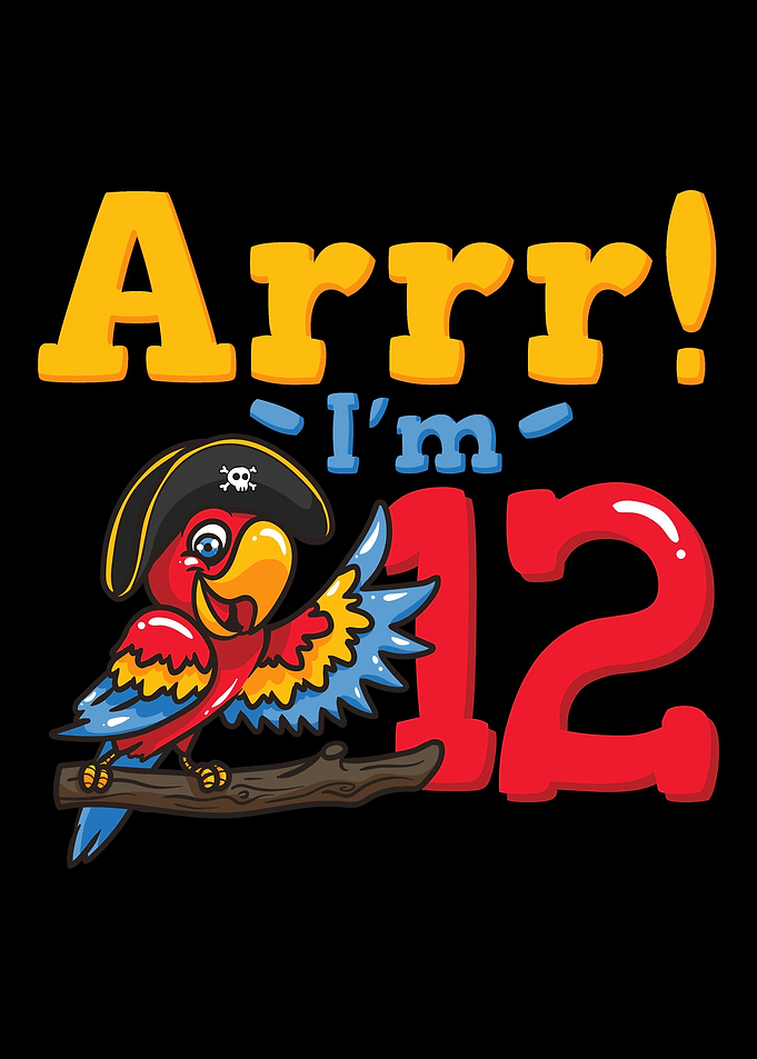 12th Birthday Pirate Capta
