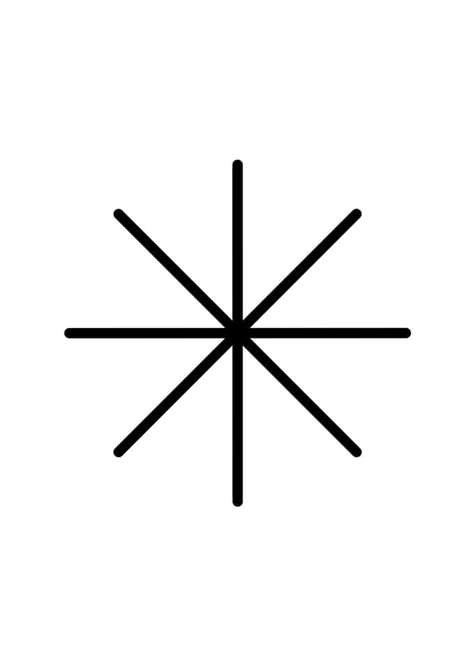 Black Glyph Mandala Rune