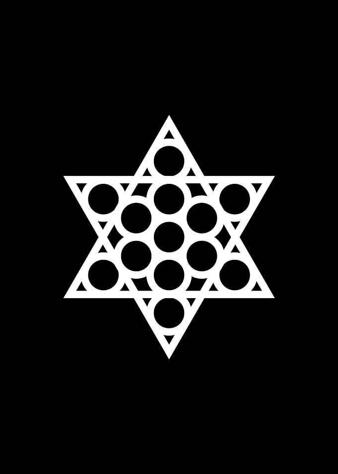 Black and White Glyph Rune