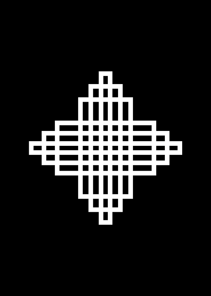 Black Glyph Mandala Rune
