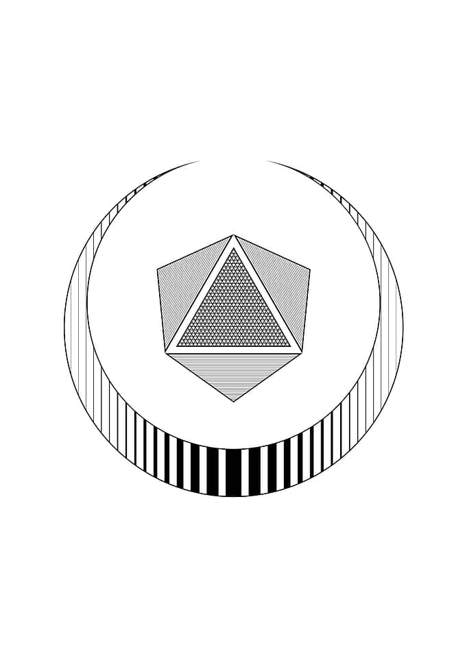 Black and White Geometric