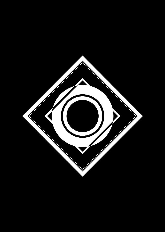White Sacred Geometry Seal