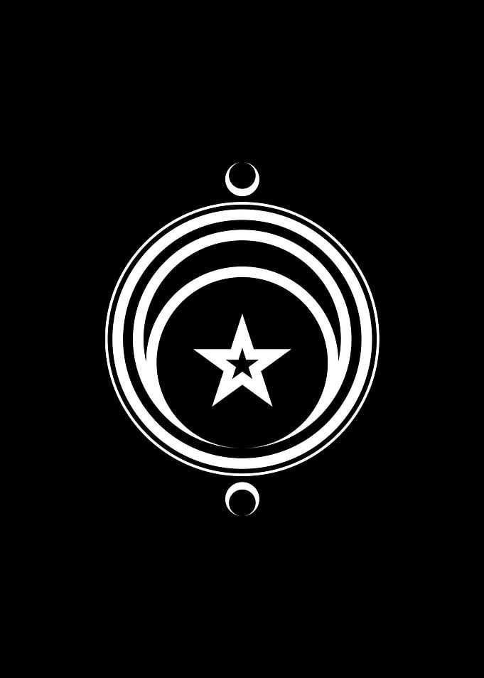 Black and White Glyph Rune