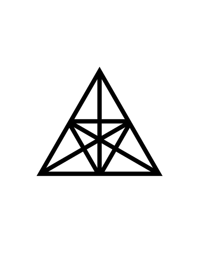 White Sacred Geometry Seal