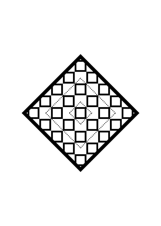 Black Sacred Geometry Rune