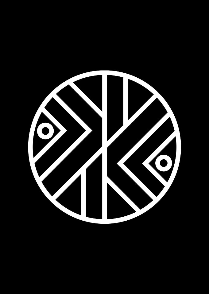 Black and White Glyph Rune