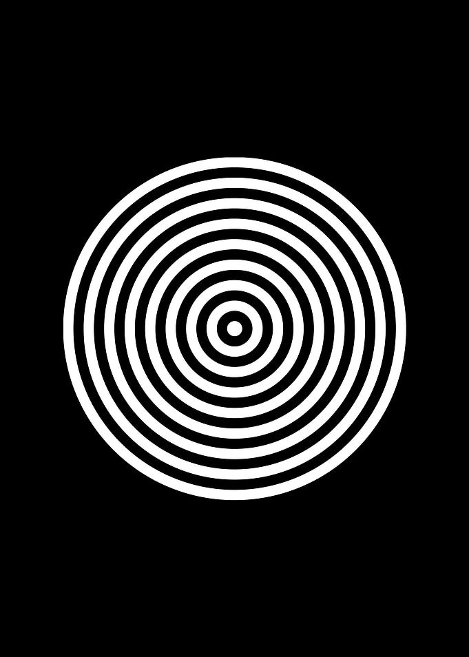 Black Glyph Mandala Rune