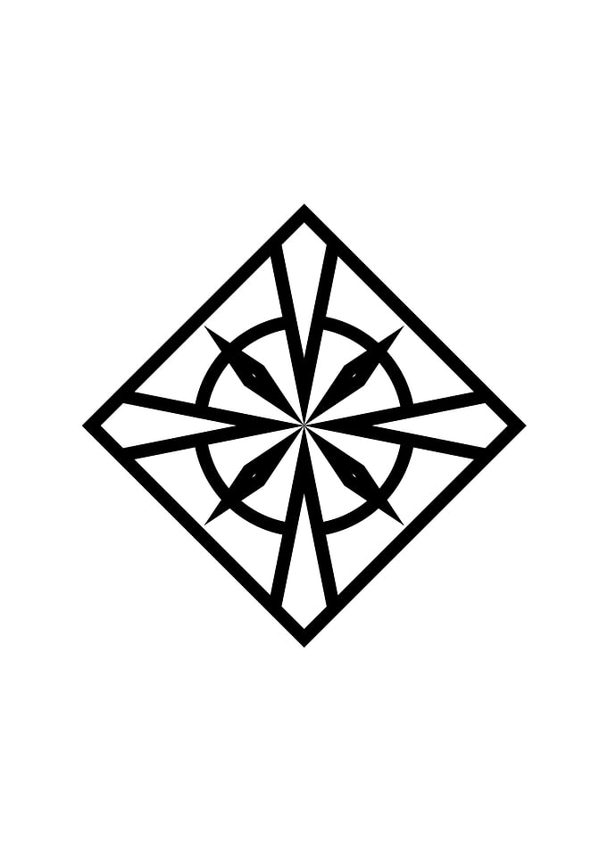 White Sacred Geometry Seal