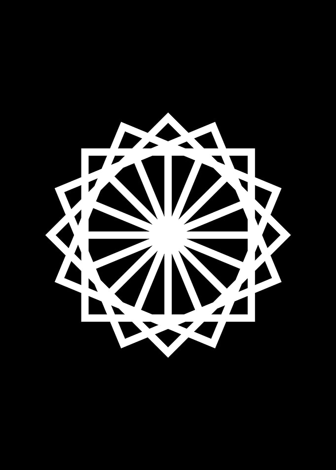 Black and White Glyph Rune