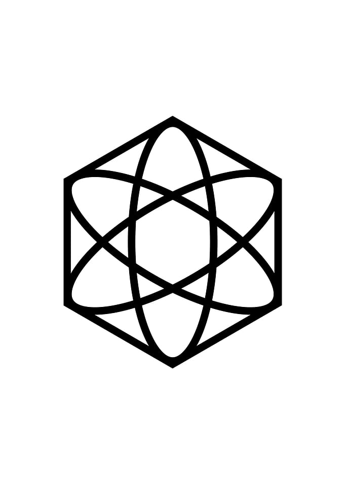 White Sacred Geometry Seal