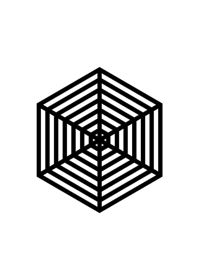 Black Sacred Geometry Rune