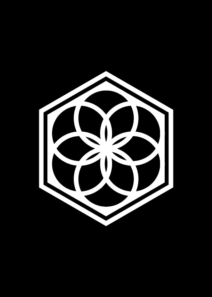 Black Sacred Geometry Rune