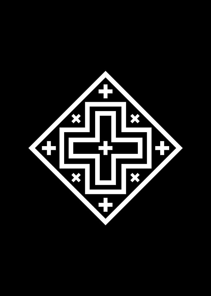 White Sacred Geometry Seal