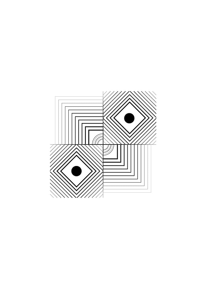 Black Sacred Geometry Rune