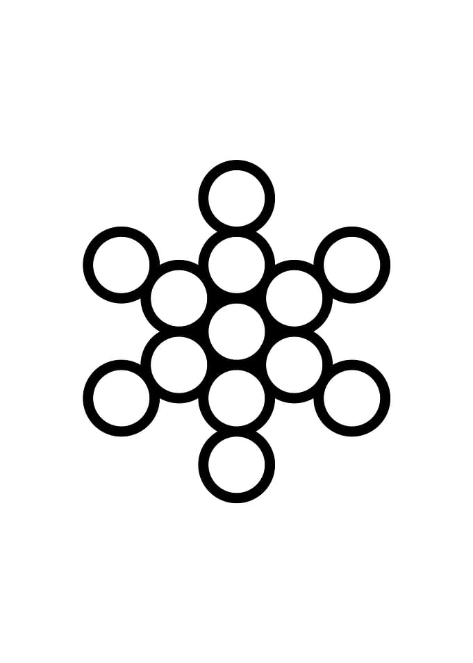 Black Geometric Glyph Rune