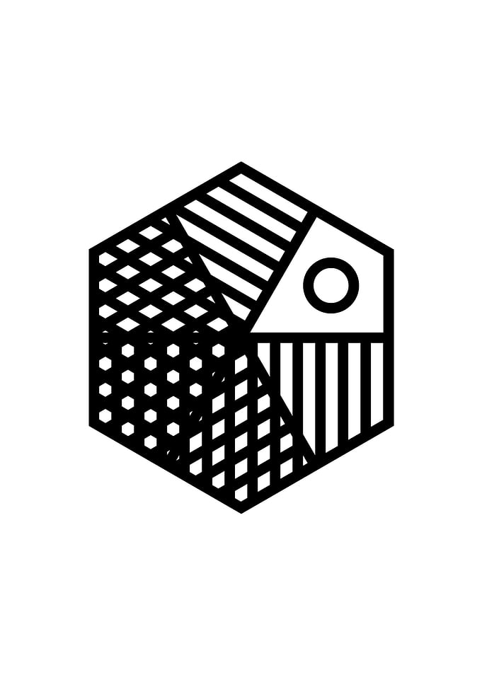 White Sacred Geometry Seal