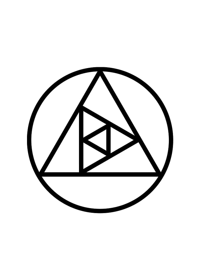 Black Glyph Mandala Rune
