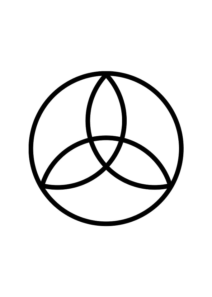 Black Geometric Glyph Rune