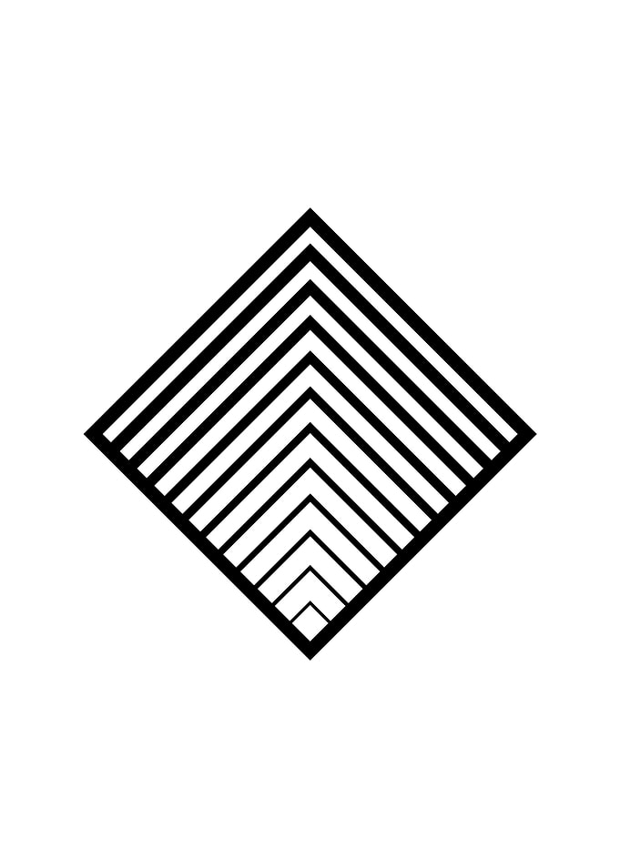 Black Sacred Geometry Rune