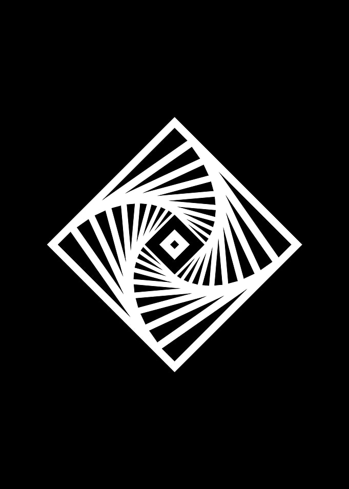 Black Sacred Geometry Rune