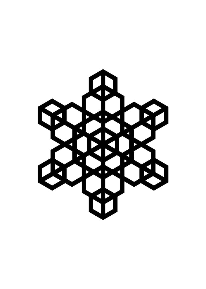 Black and White Glyph Rune