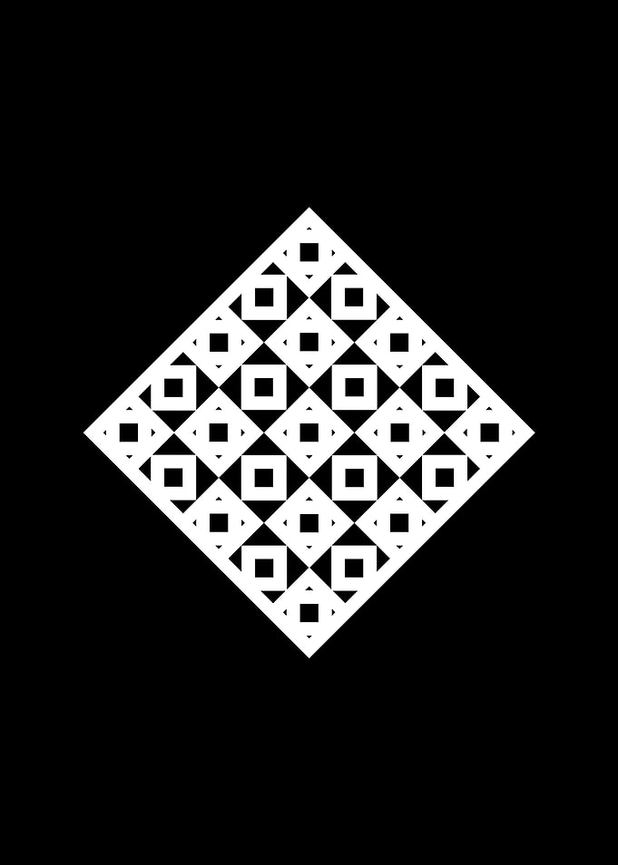 White Sacred Geometry Seal