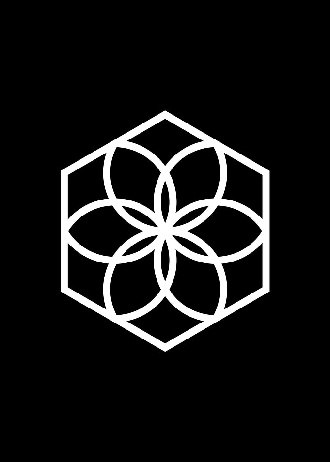 Black Sacred Geometry Rune