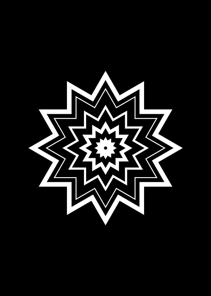 Black and White Geometric