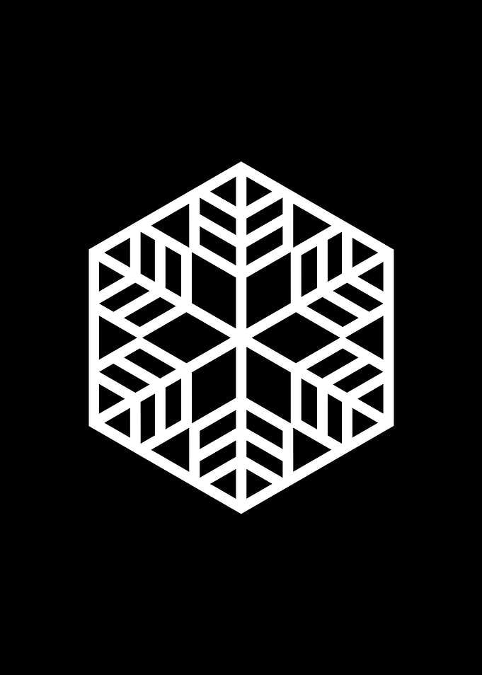 White Sacred Geometry Seal