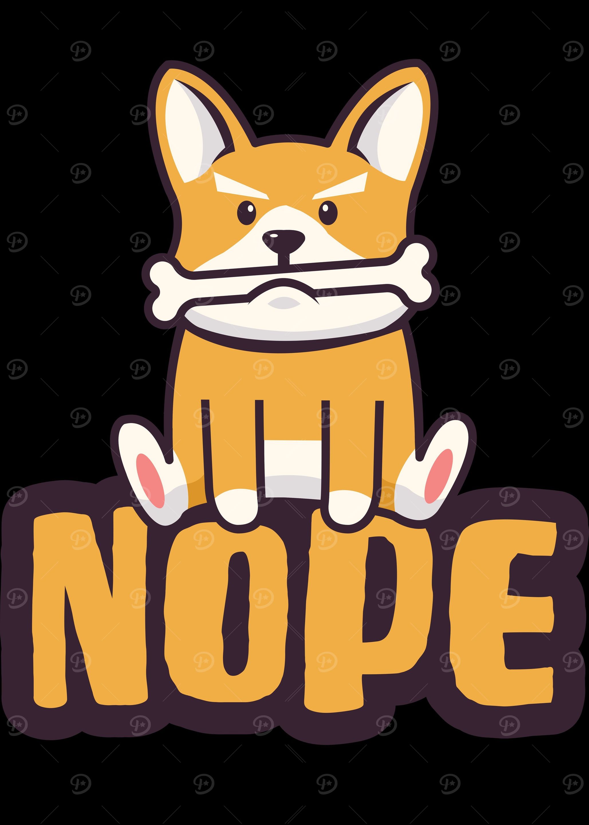 Corgi Nope