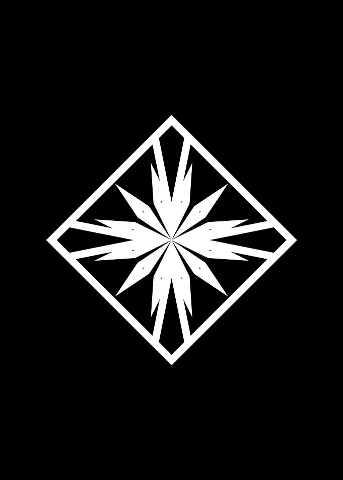 Black and White Glyph Rune