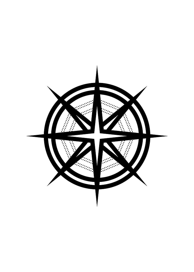 White Sacred Geometry Seal
