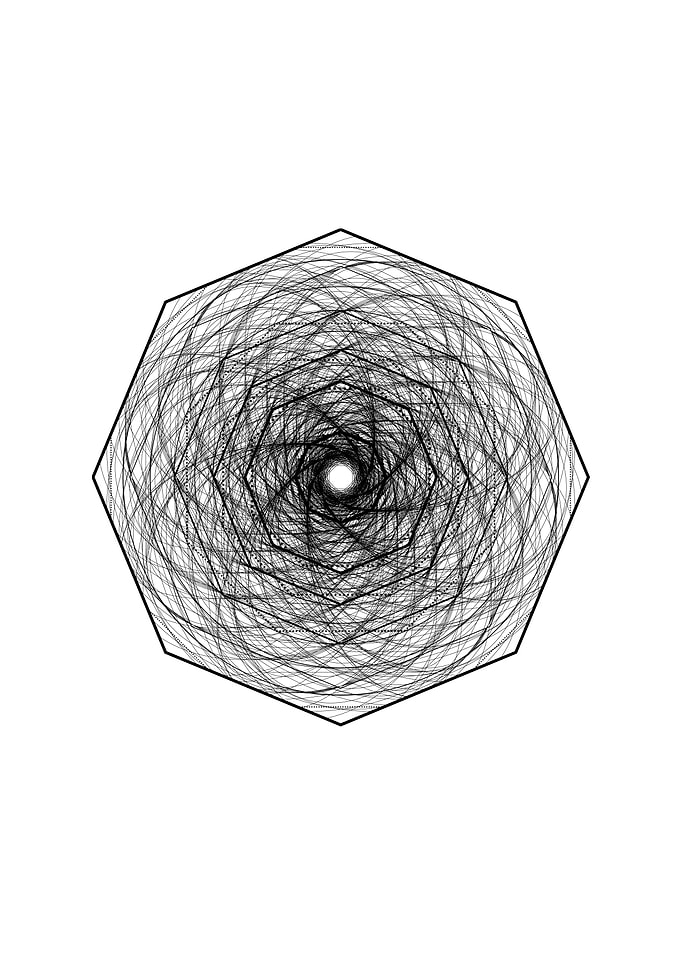 Black and White Geometric