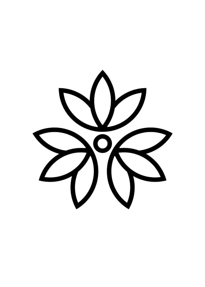 Black and White Glyph Rune