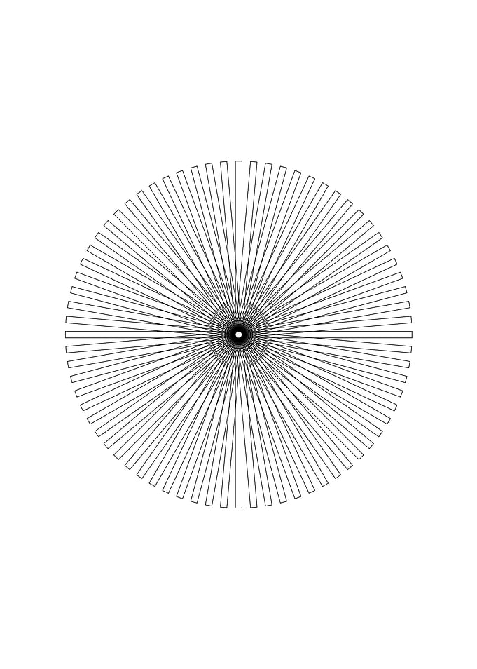 Minimalist Geometric Glyph